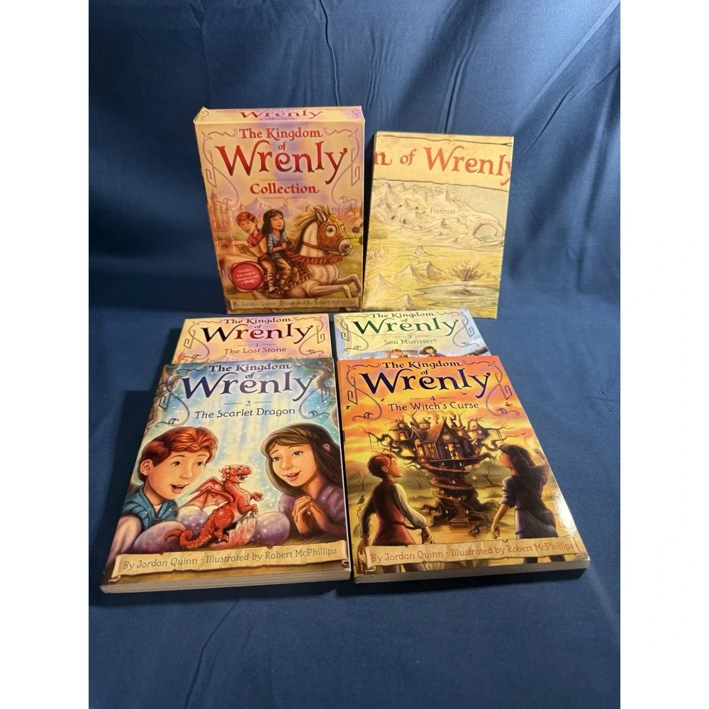 Boxed Set Jordan Quinn Books 1-4. The Kingdom of Wrenly Collection Ln With Map